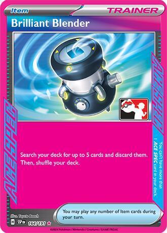 Surging Sparks Brilliant Blender [Prize-Pack] Pokémon card